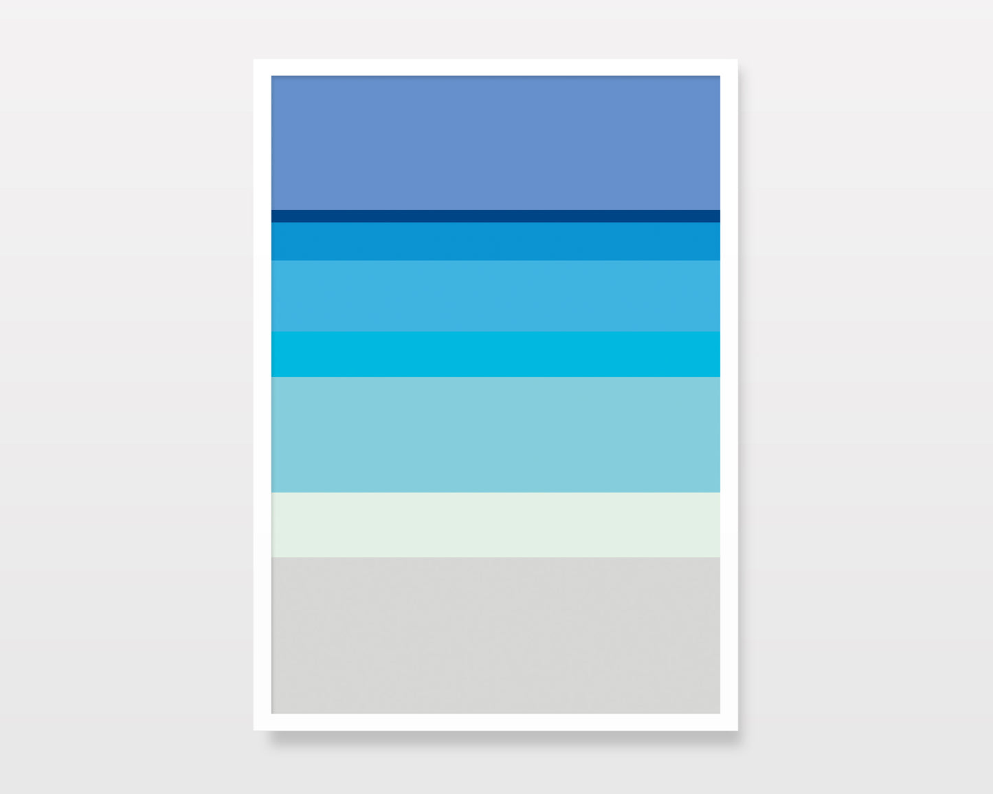 MALDIVIAN DREAM - Abstract Ocean Sea Landscape Art Print