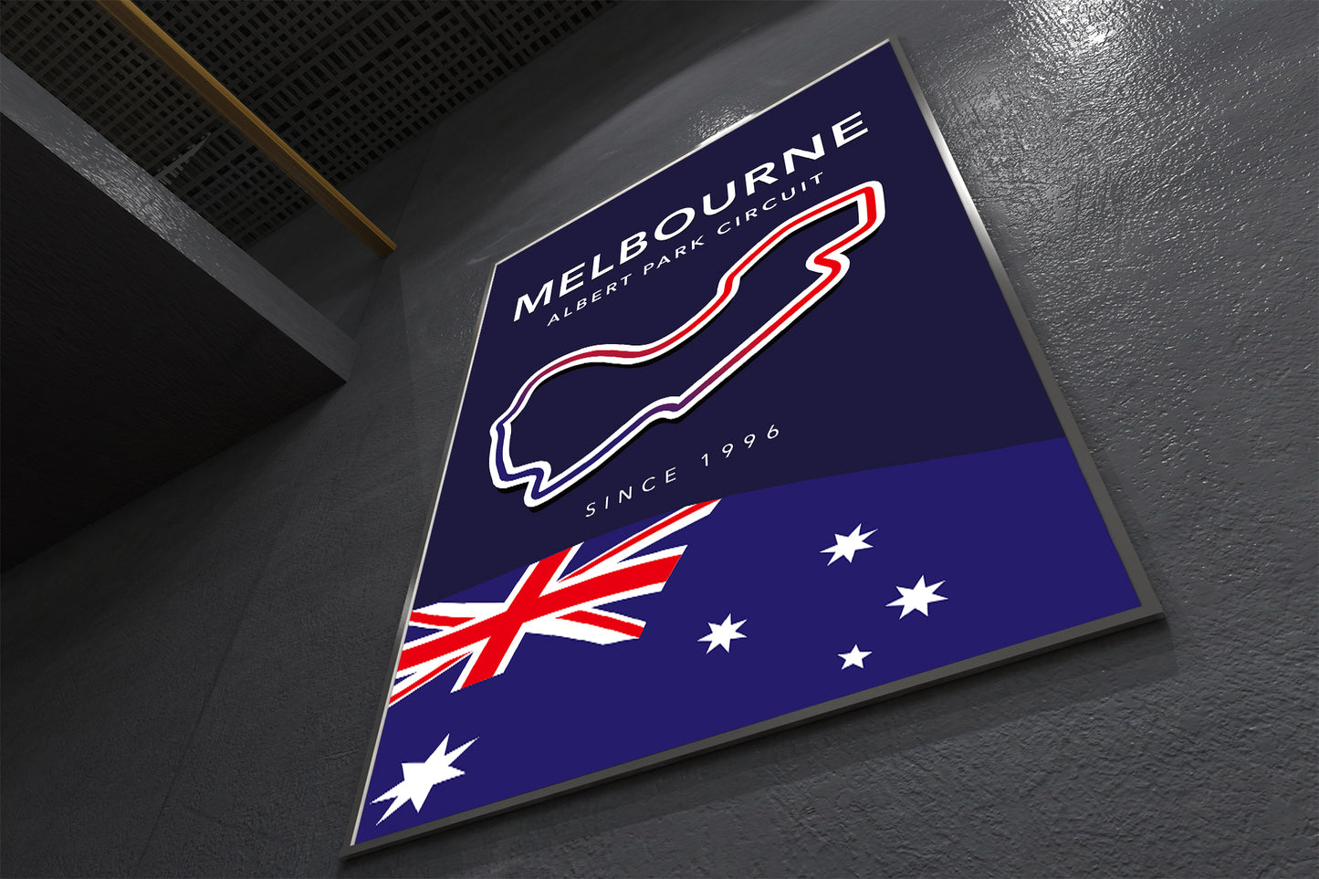Albert Park Circuit Track Poster ā Melbourne F1 Wall Art