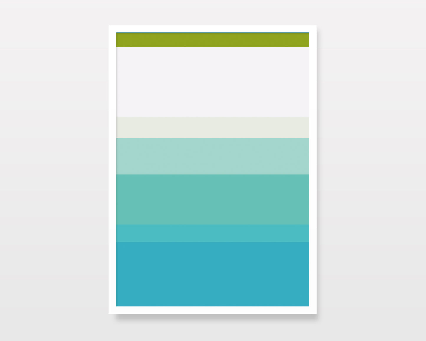 PARADISE FOUND - Abstract Ocean Sea Landscape Art Print