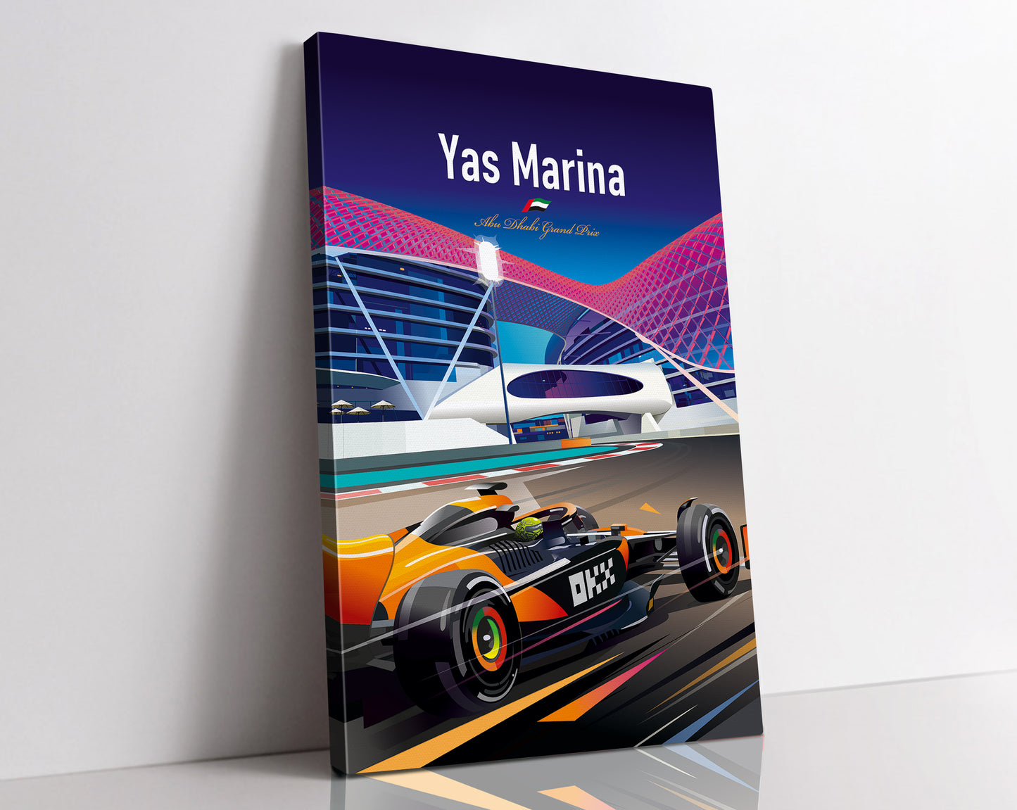 Yas Marina F1 Canvas / Lando Norris / Abu Dhabi Grand Prix