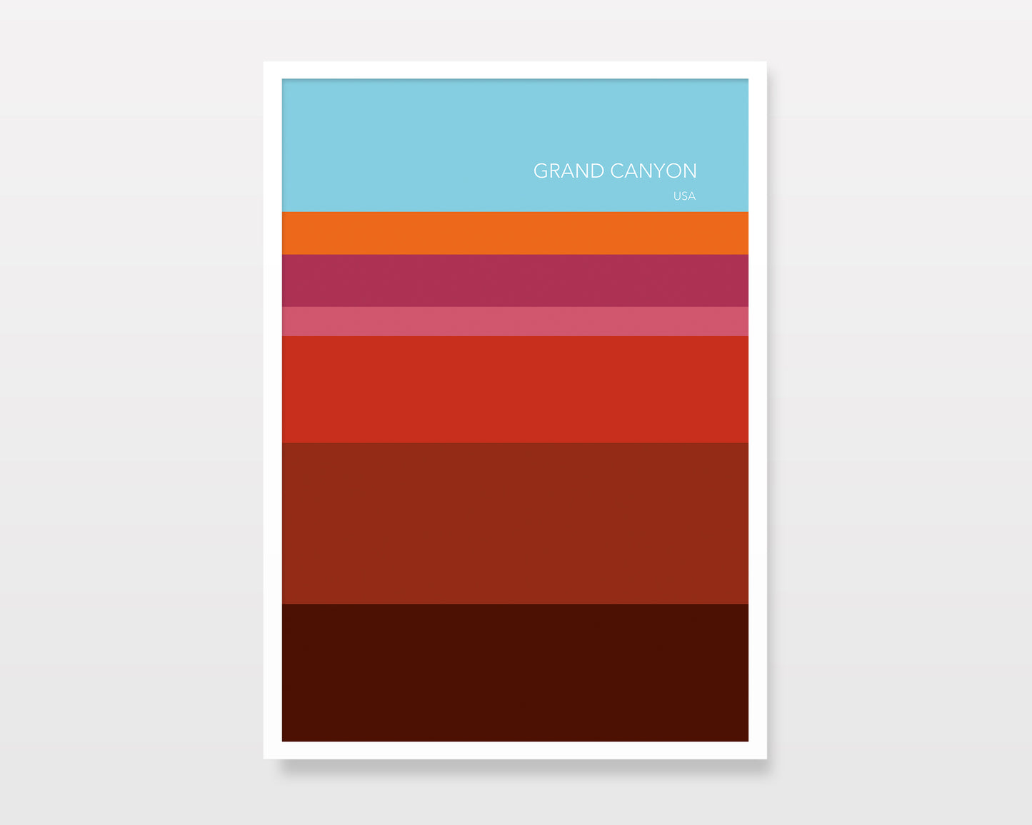 GRAND CANYON USA - Abstract Travel Art Print