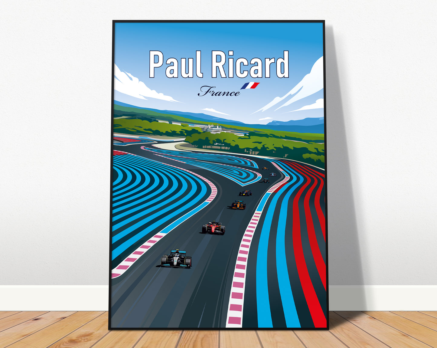 Paul Ricard French Grand Prix F1 poster ā Formula 1 circuit motorsport wall art