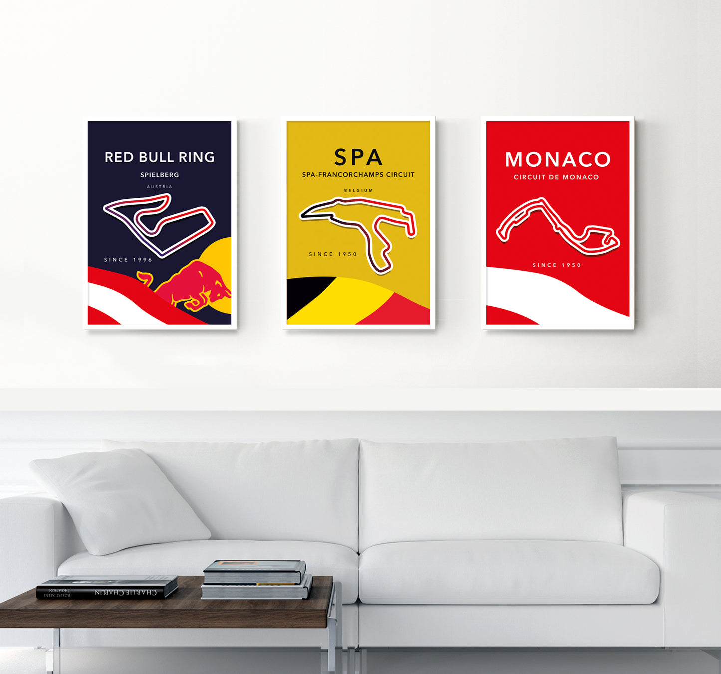 Spa Circuit F1 Poster / F1 Racing Track / Belgium F1 Grand Prix / F1 Gift