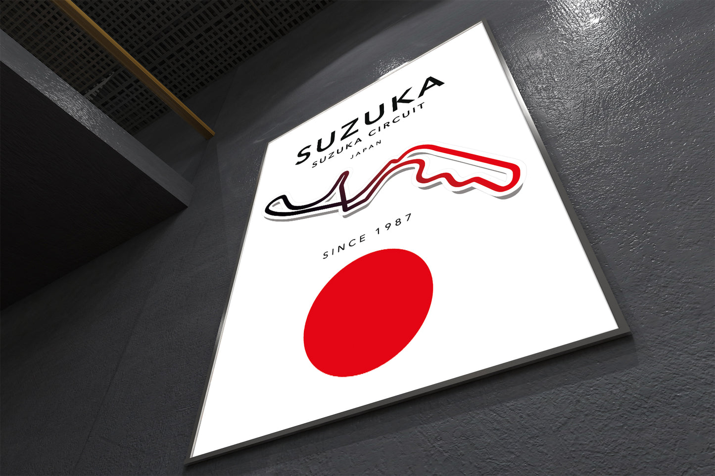 Suzuka Circuit Track Poster ā Japanese F1 Wall Art