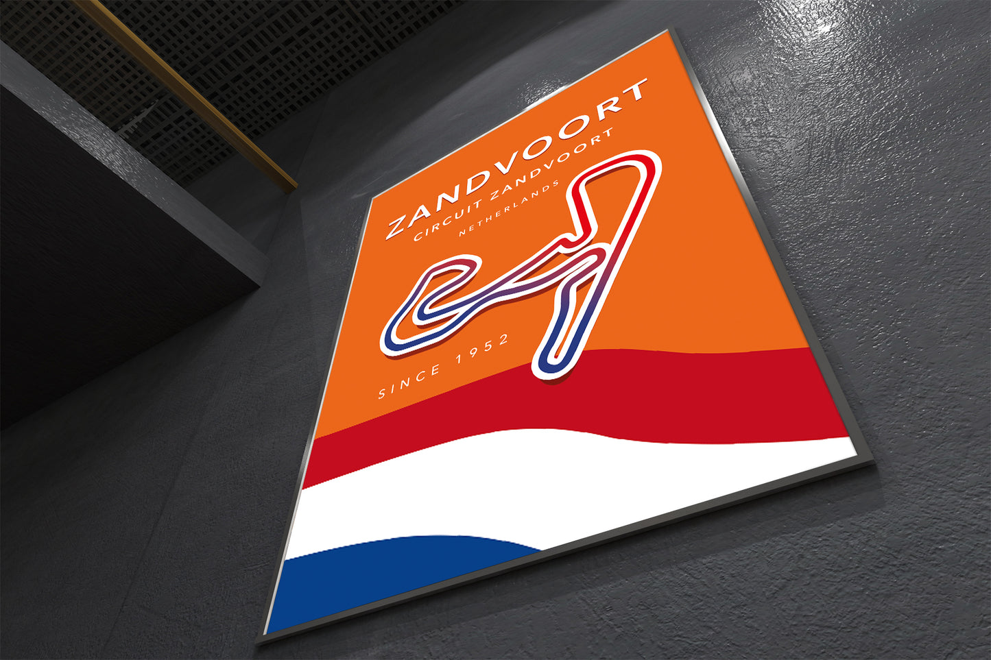 Zandvoort Circuit Track Poster ā Dutch F1 Wall Art