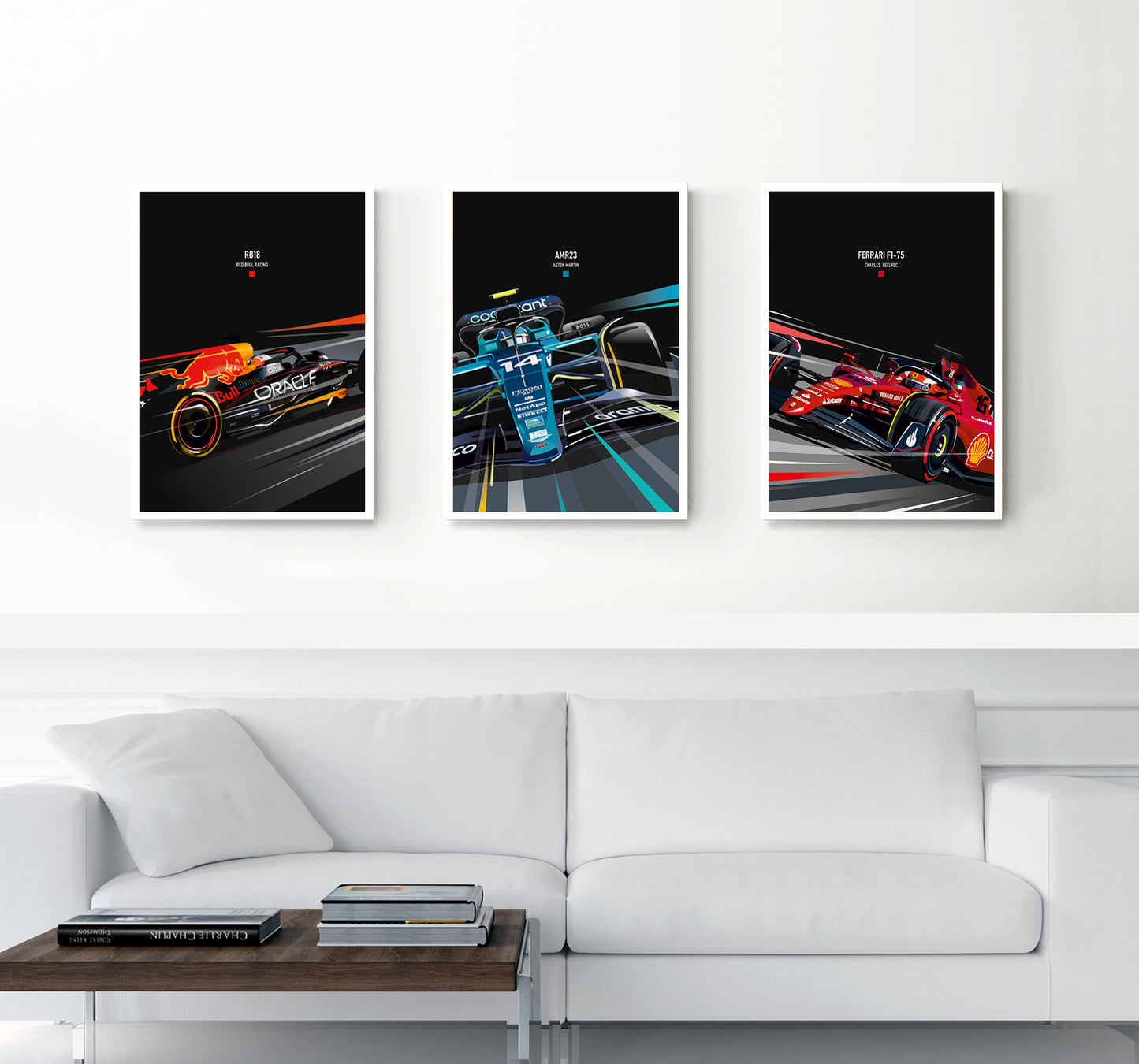 Aston Martin AMR23 F1 Art Print / Fernando Alonso / Race Car Poster