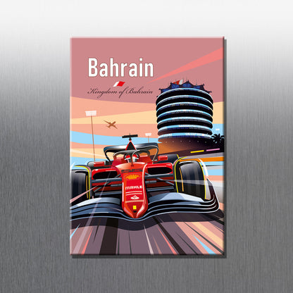 Bahrain F1 fridge magnet – Formula 1 Grand Prix gift