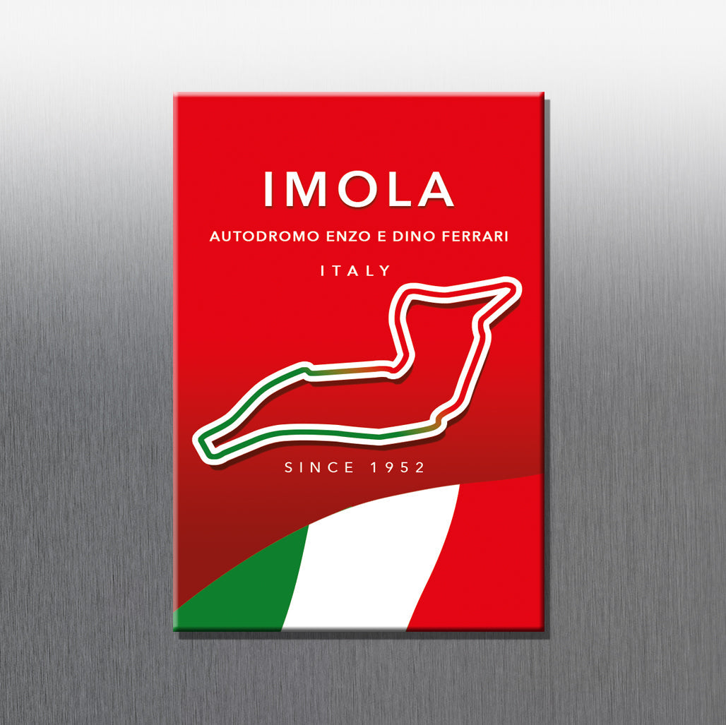 Imola F1 circuit magnet – Formula 1 Grand Prix track layout