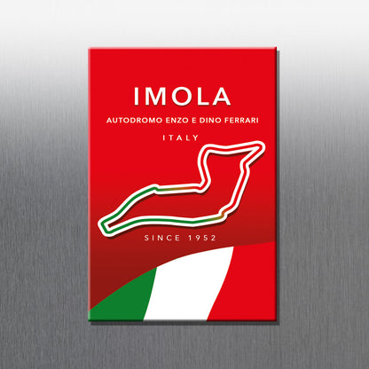 Imola F1 circuit magnet – Formula 1 Grand Prix track layout