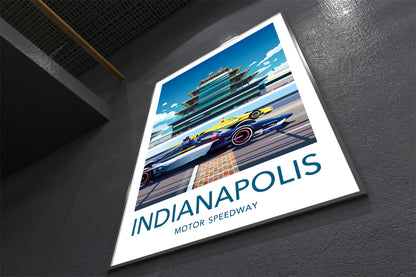 Indianapolis 500 Poster - Indianapolis Motor Speedway Print