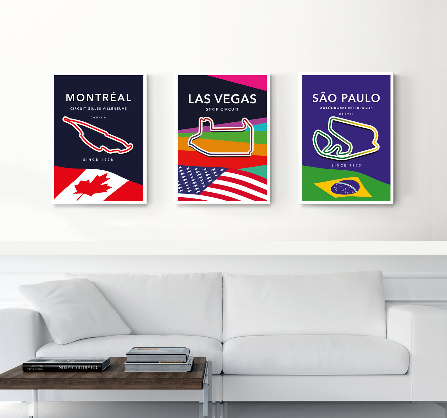 Las Vegas F1 Circuit Poster / Las Vegas Strip Circuit / F1 Gift