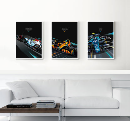 McLaren MCL36 - F1 Art Print / Lando Norris / Formula1 Print