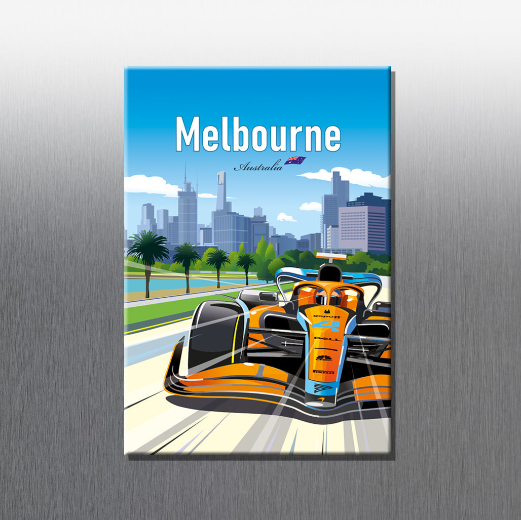 Melbourne F1 fridge magnet – Formula 1 Grand Prix gift