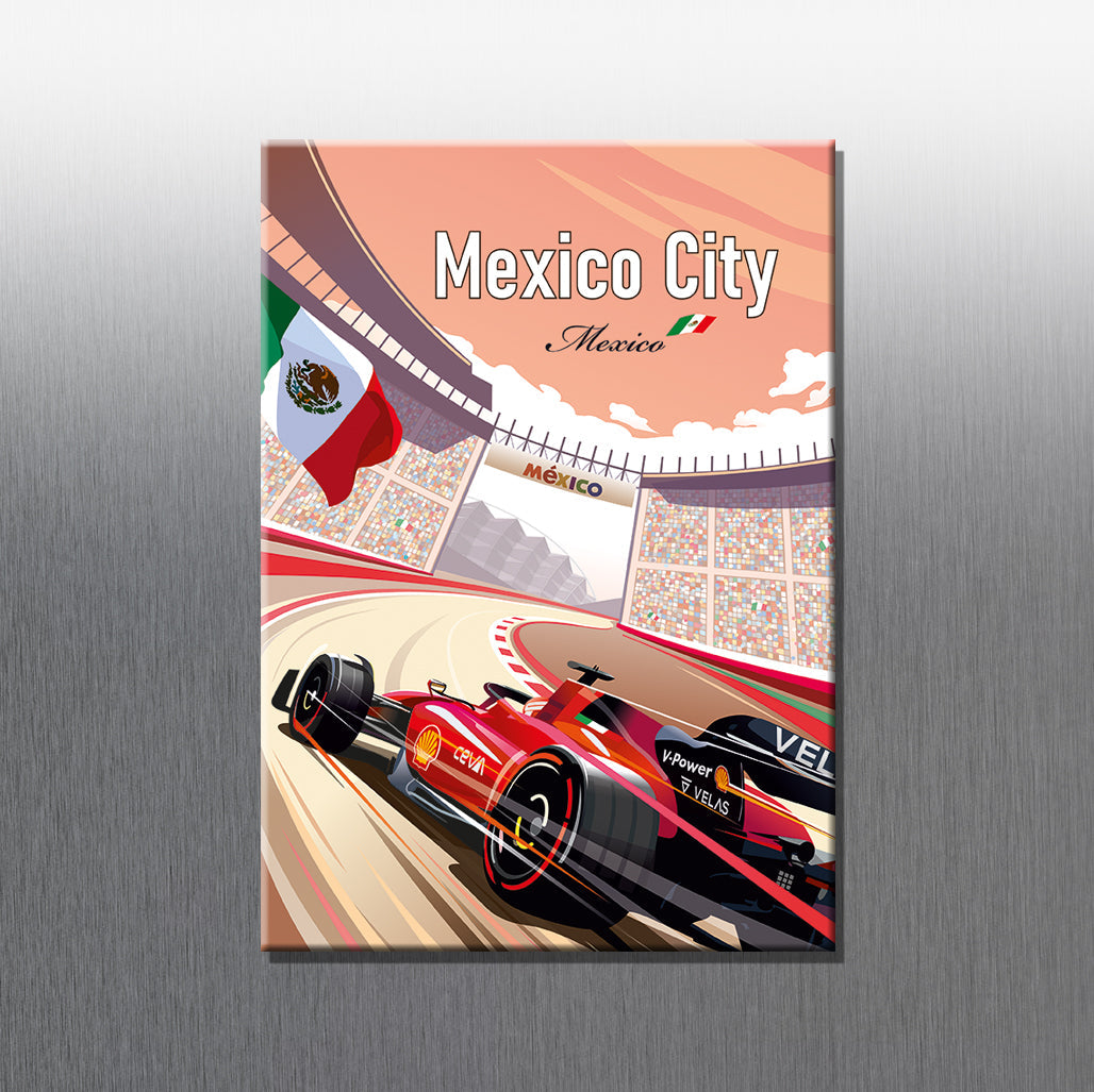 Mexico City F1 fridge magnet – Formula 1 Grand Prix gift