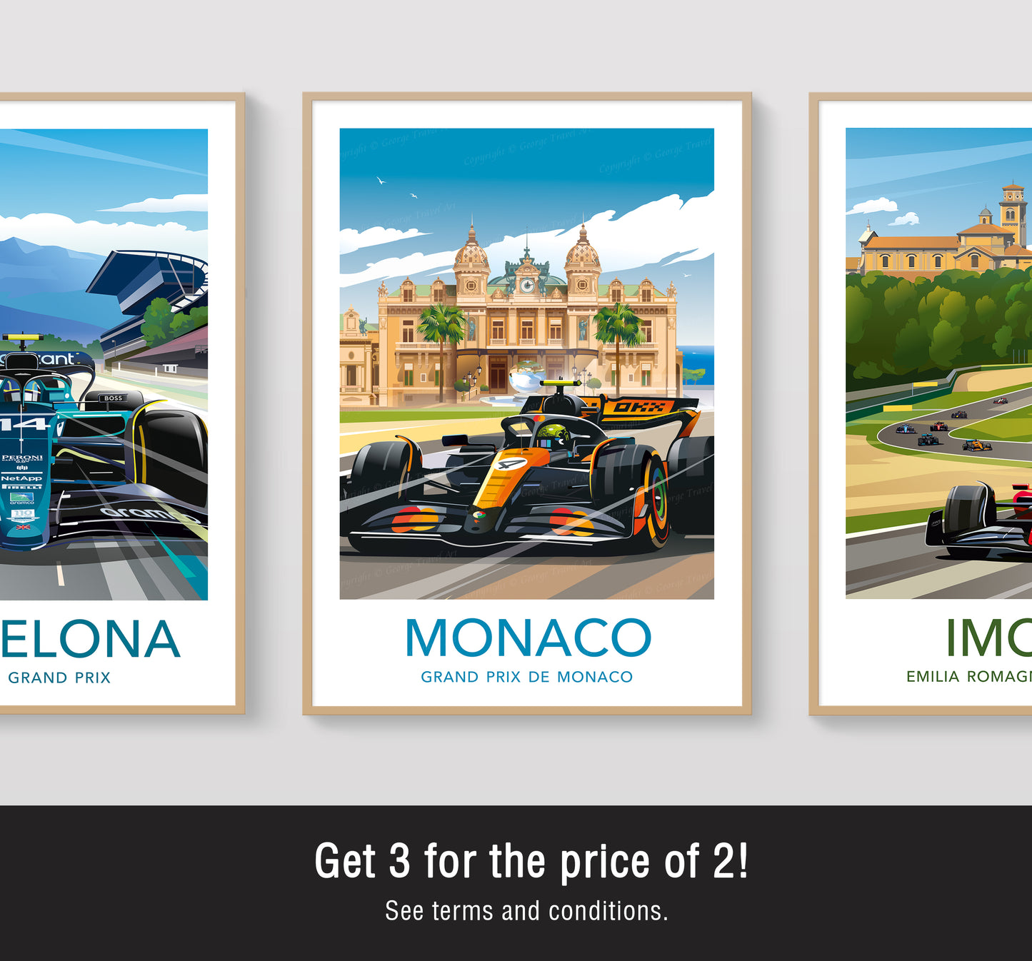 Monaco F1 Grand Prix 2005 Print / Lando Norris Poster