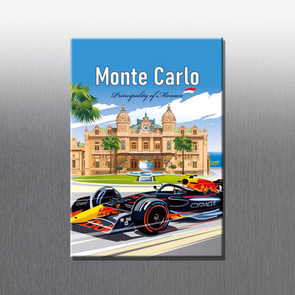 Monte Carlo F1 fridge magnet – Formula 1 Grand Prix gift