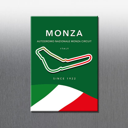 Monza F1 circuit magnet – Formula 1 Grand Prix track layout