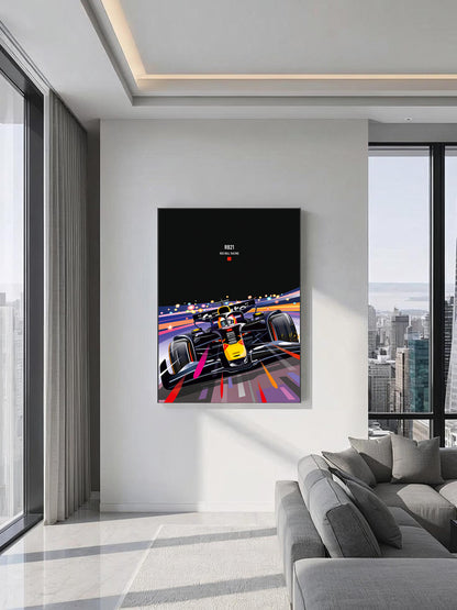Max Verstappen RB21 Poster – Red Bull Formula 1 Wall Art