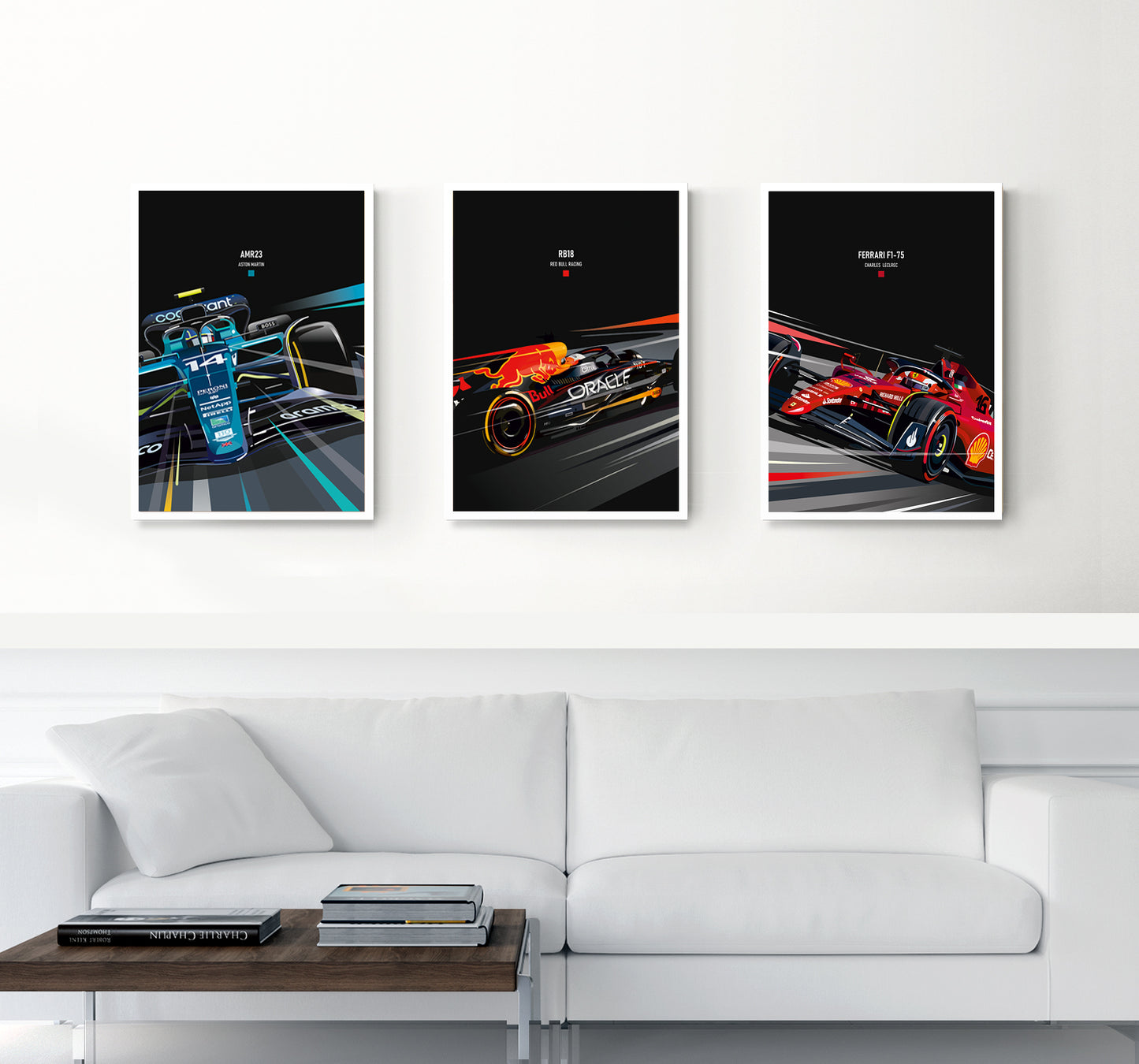 RB18 - F1 Poster / Max Verstappen Print / Red Bull Racing