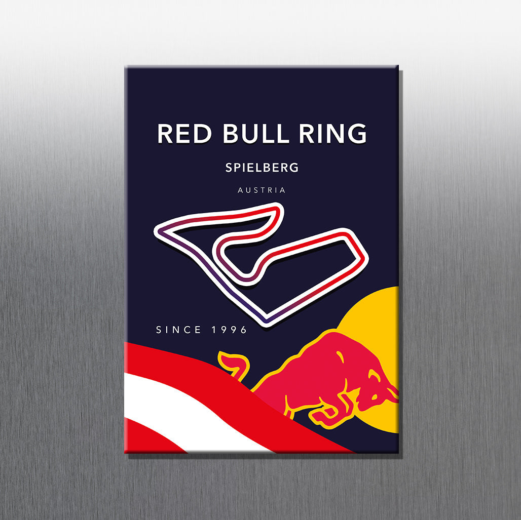 Red Bull Ring Spielberg F1 circuit magnet – Formula 1 Grand Prix track layout