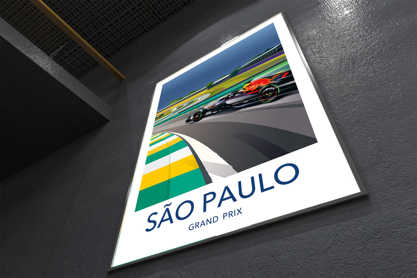 Sao Paulo 2024 F1 Poster / Brazilian Grand Prix / Max-Verstappen Winner