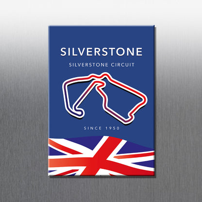 Silverstone F1 circuit magnet – Formula 1 Grand Prix track layout