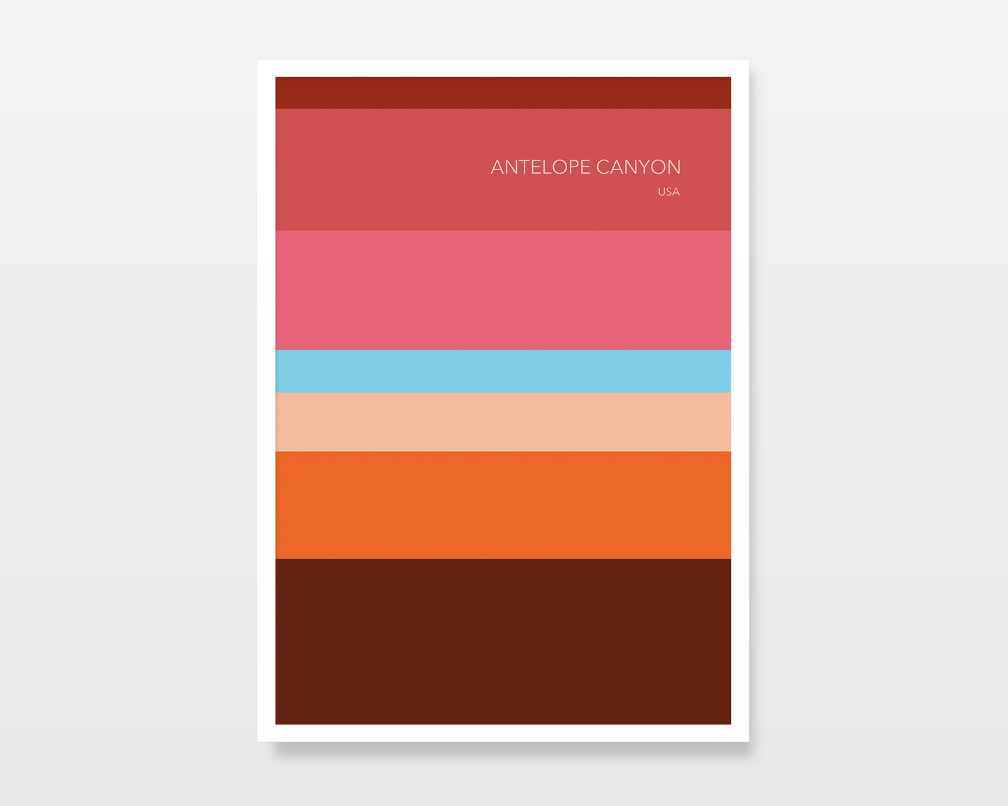 ANTELOPE CANYON - Minimalist Travel Art Print