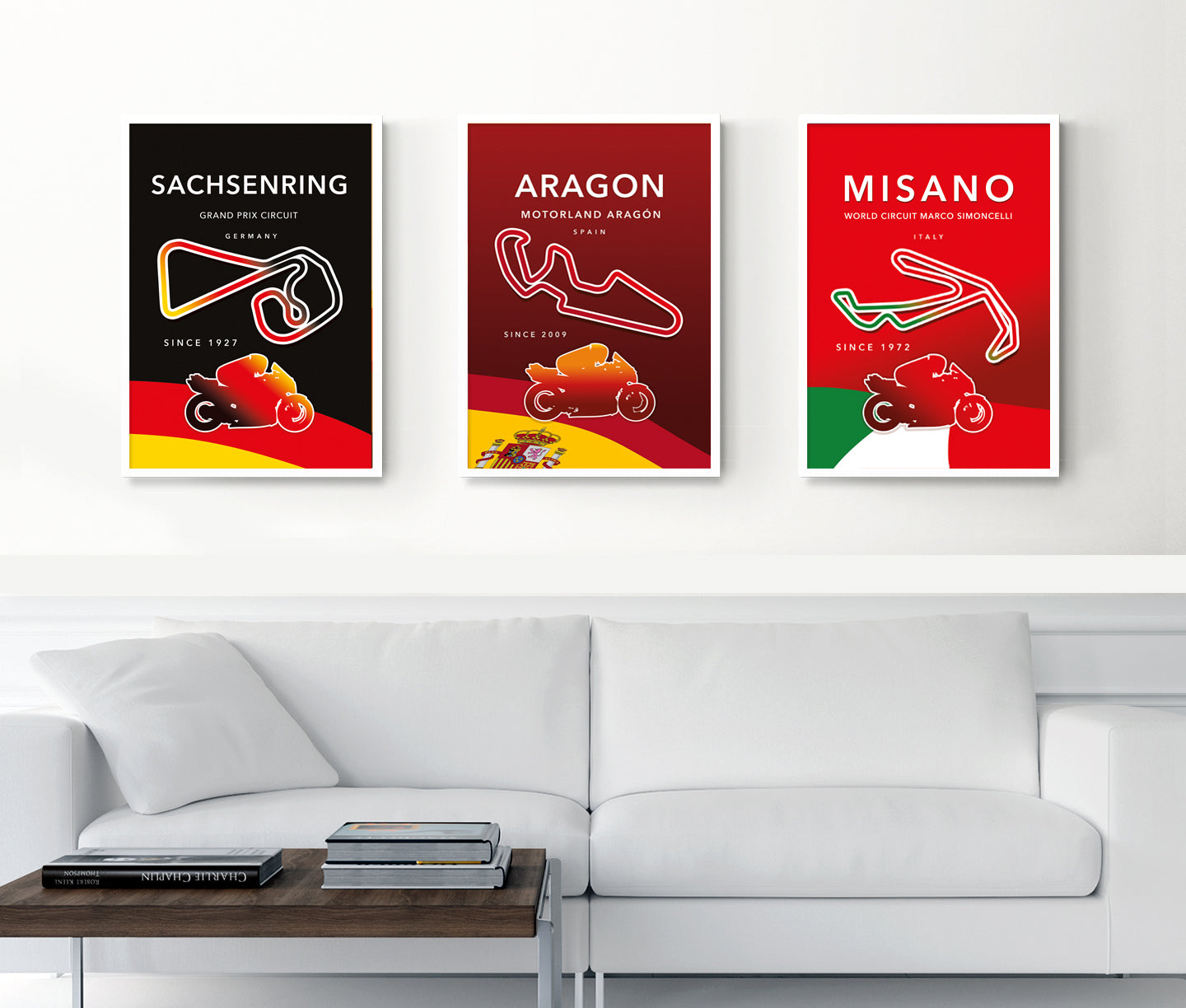 Aragón MotoGP poster print – Motorland Circuit wall art vertical format