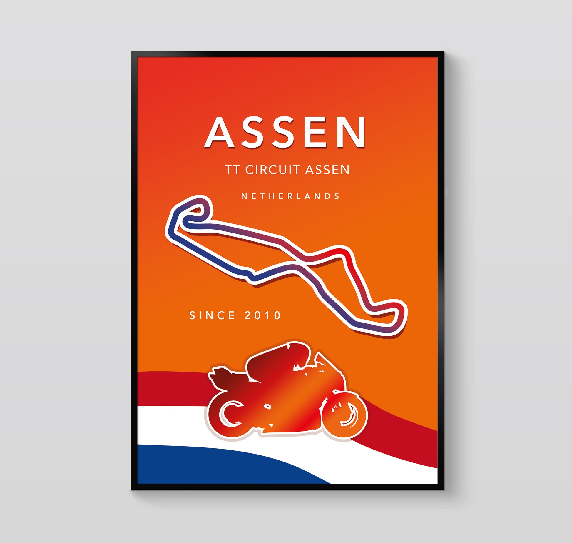 Assen MotoGP poster print – TT Circuit Netherlands wall art