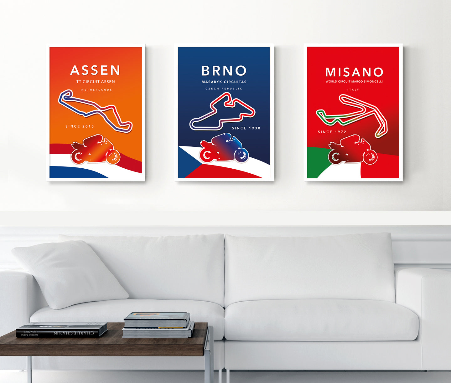Brno MotoGP poster – Czech Republic wall art detail