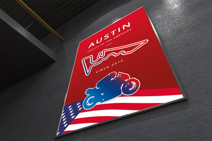 Circuit of the Americas MotoGP poster print – Austin wall art final
