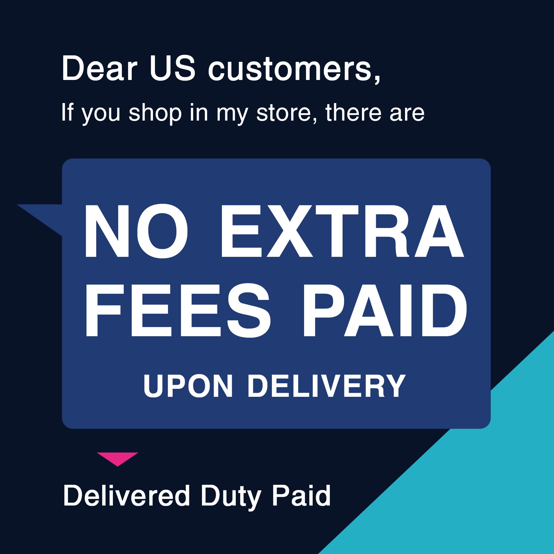 No extra fees – all US F1 poster orders shipped with duties paid