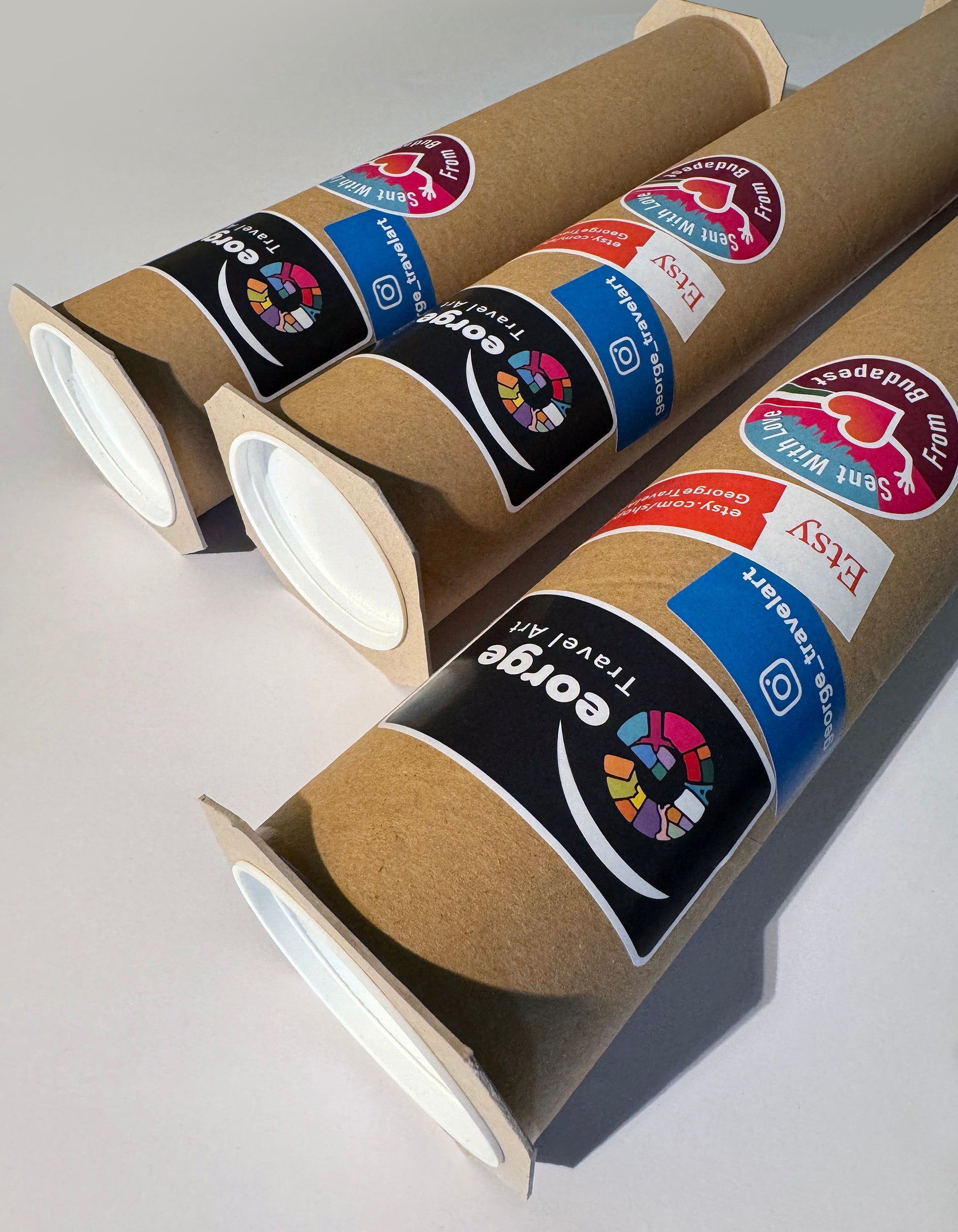 George Travel Art secure packaging for Formula 1 poster prints
