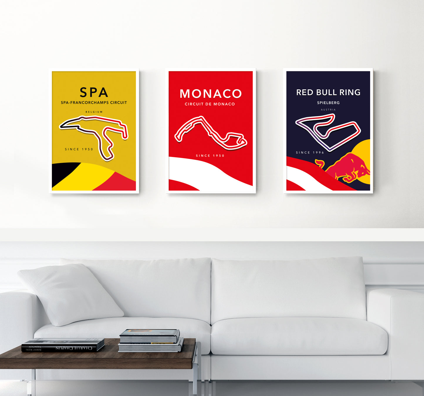 F1 Poster Circuit De Monaco / F1 Wall Art / F1 Racing Track