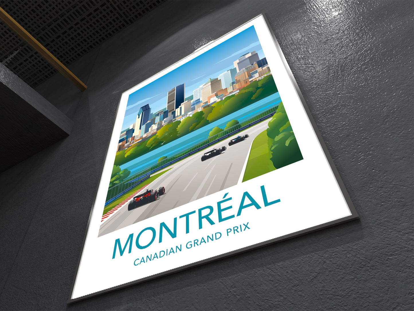 Montréal Formula 1 GP Poster / F1 Wall Art / Canadian Grand Prix / F1 Gift