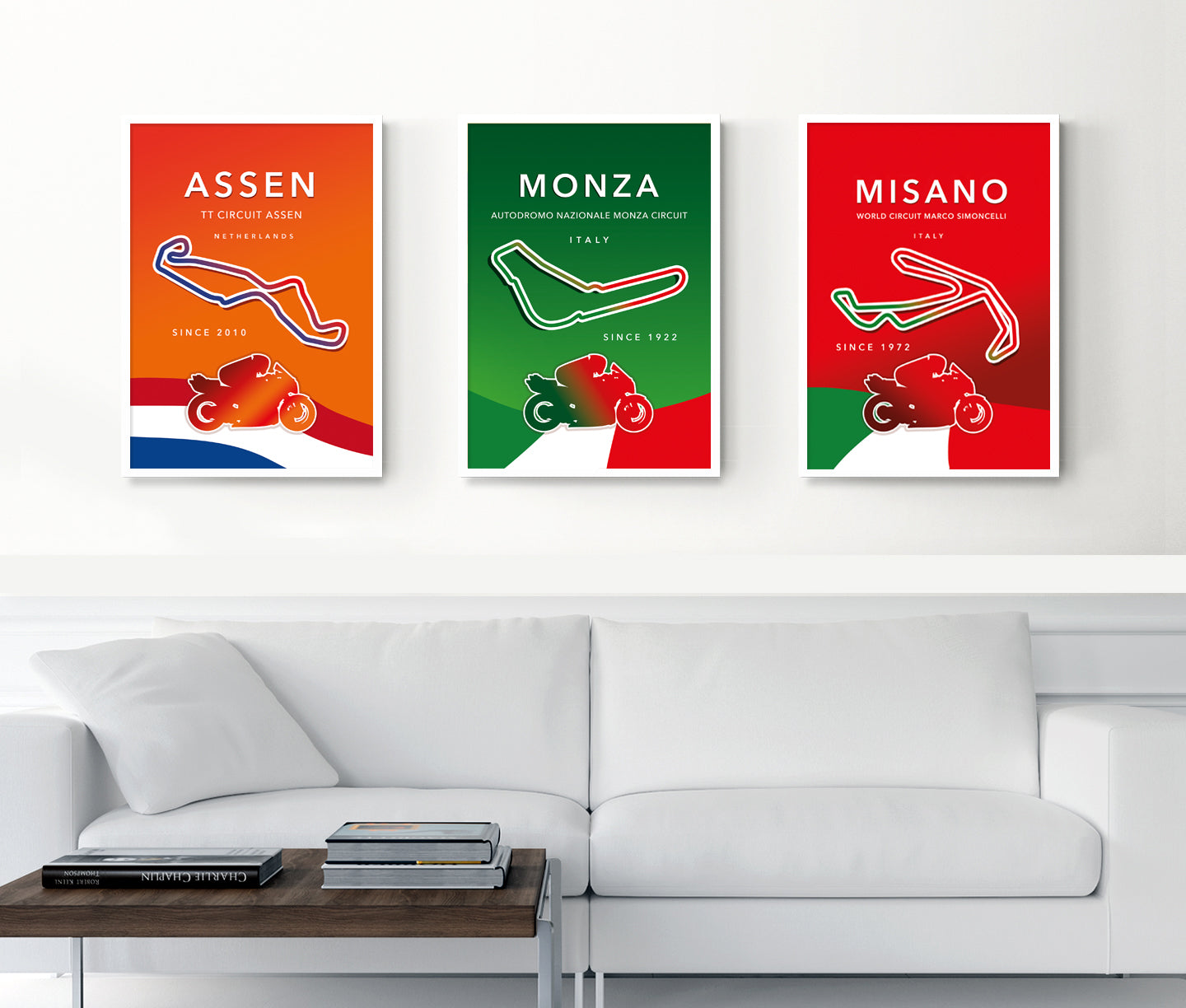 Monza MotoGP poster – Italy wall art detail