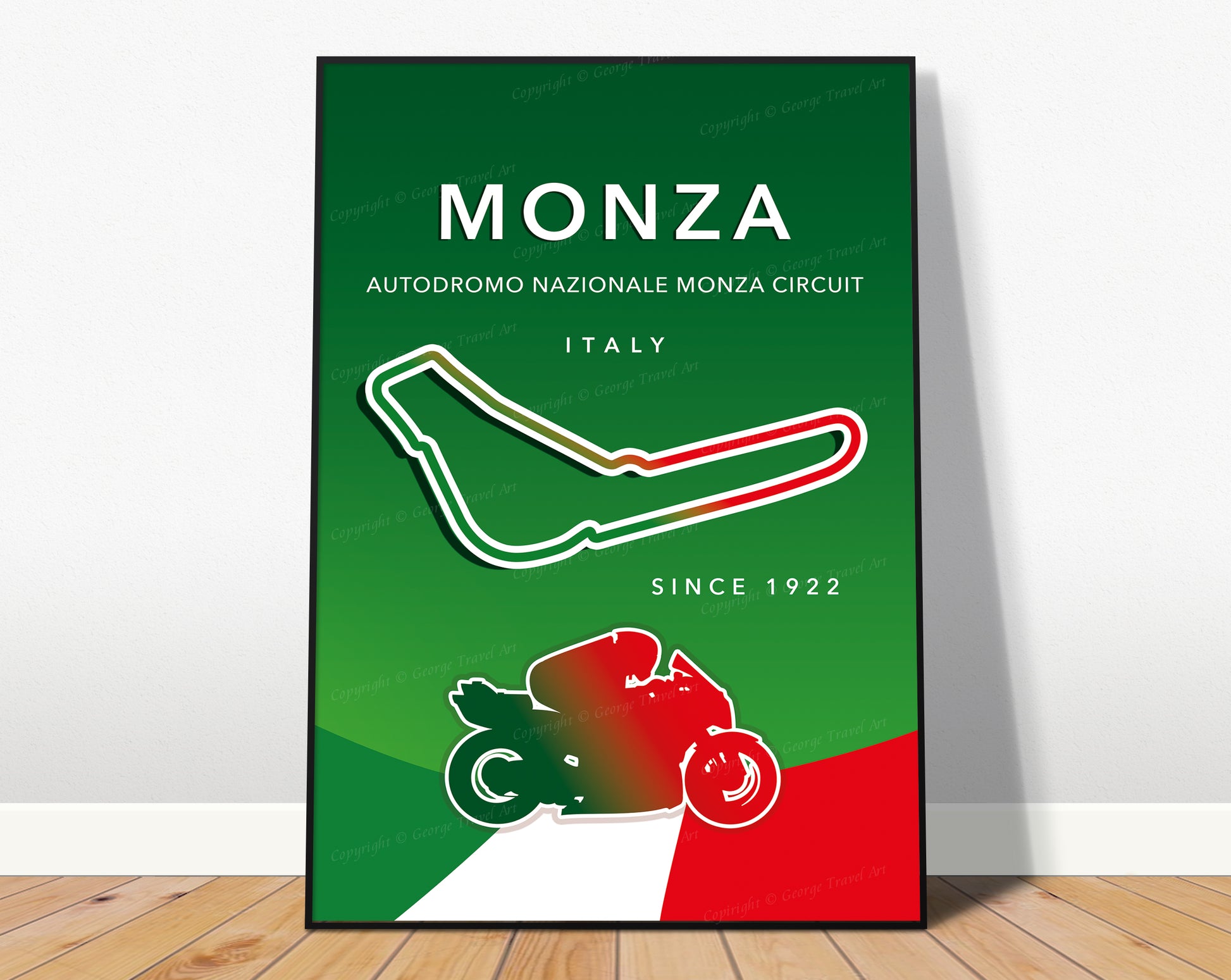 Monza MotoGP poster print – Italy wall art final
