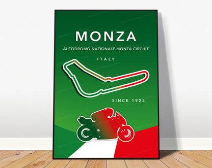 Monza MotoGP poster print – Italy wall art final