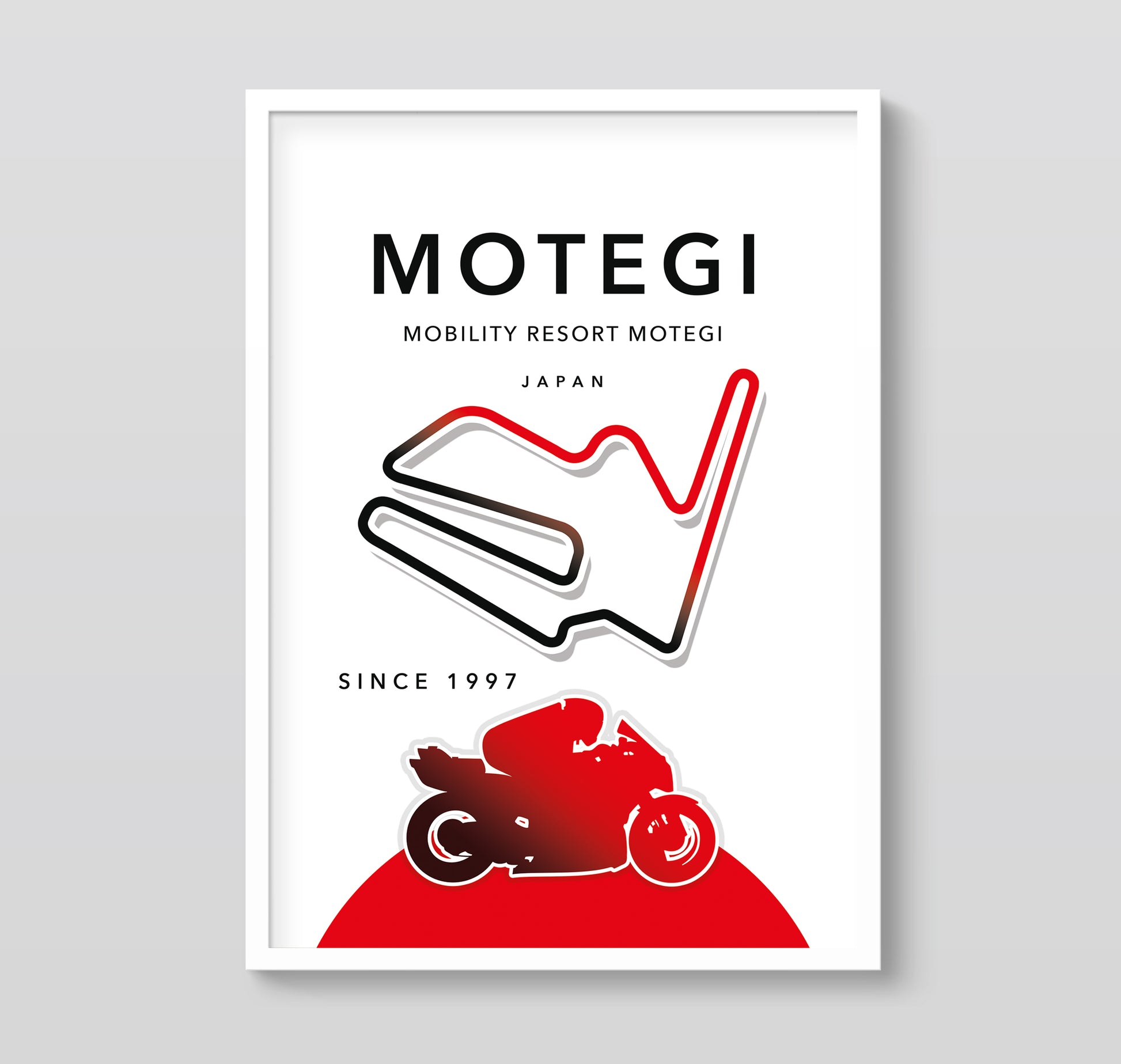Motegi MotoGP poster print – Japan circuit wall art