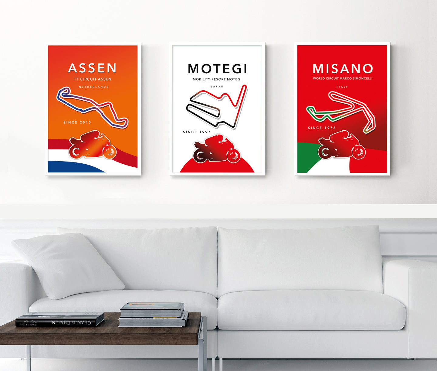 Motegi MotoGP print – Japan circuit wall art second angle