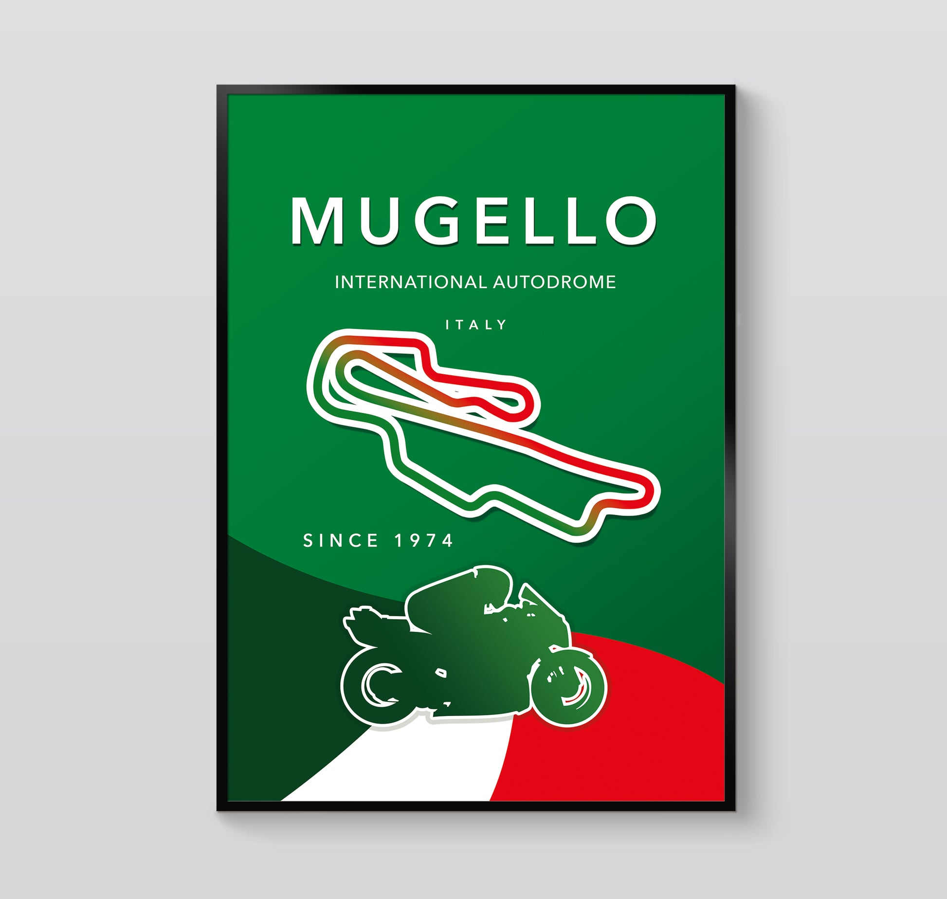 Mugello MotoGP poster print – Italy circuit wall art