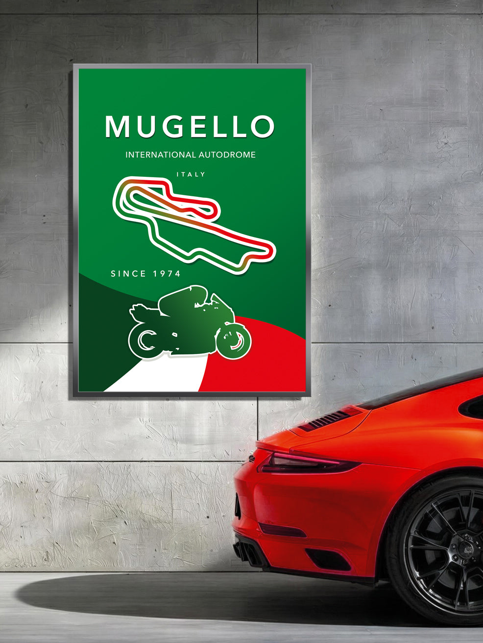 Mugello MotoGP poster print – Italy wall art final
