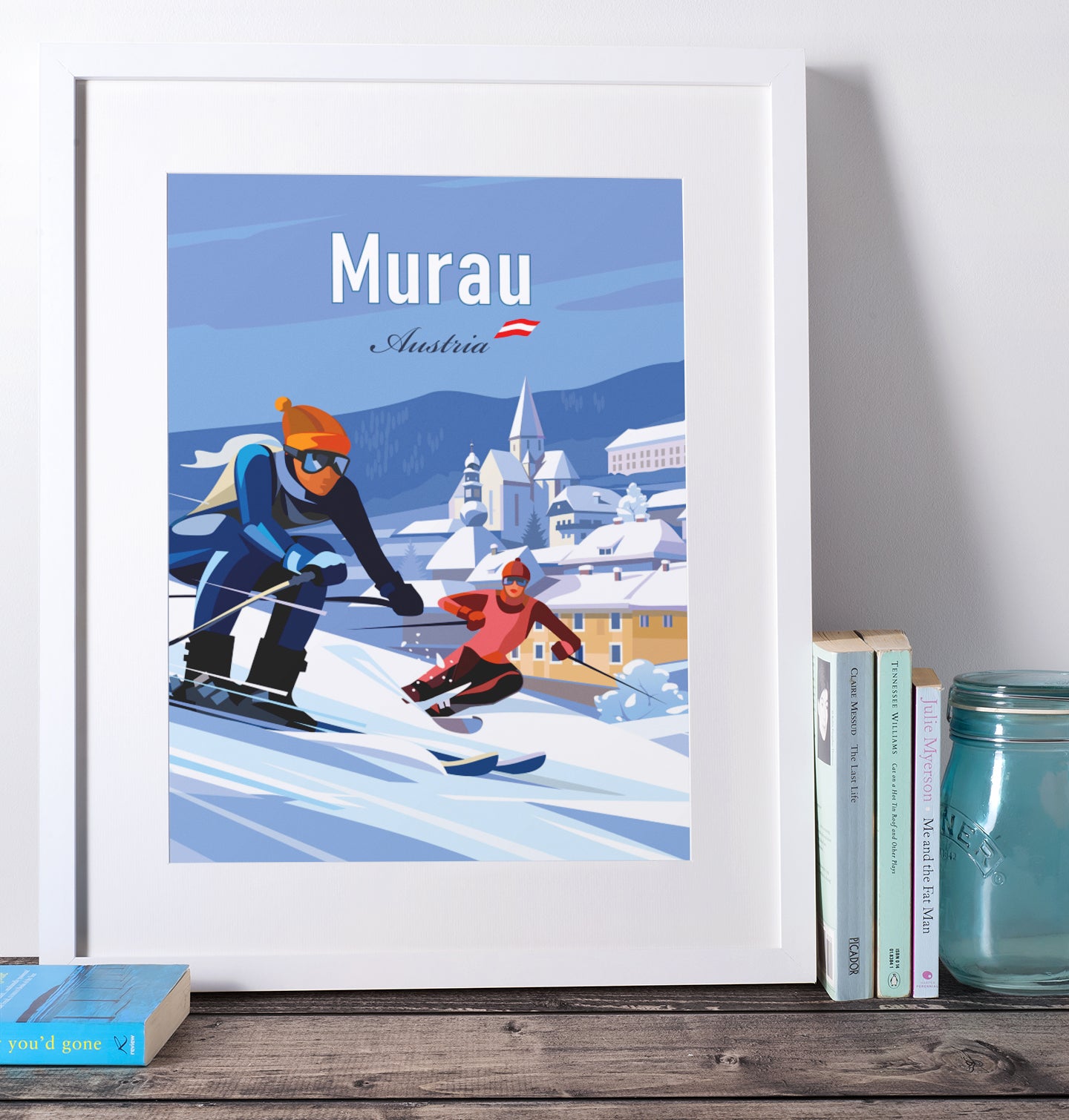 Murau Austria Travel Poster / Murau Travel Print