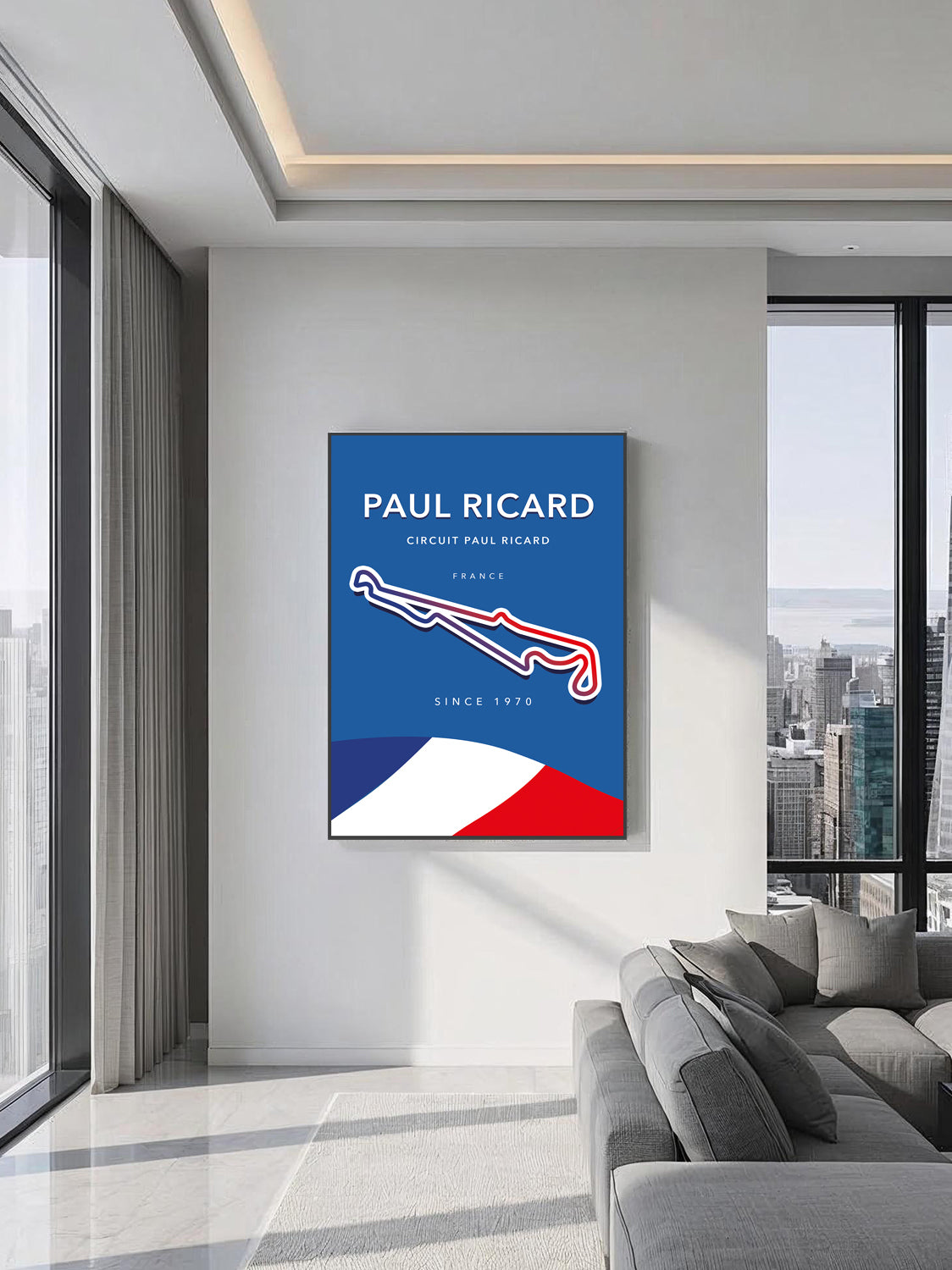 Paul Ricard Circuit Track Poster – France F1 Wall Art
