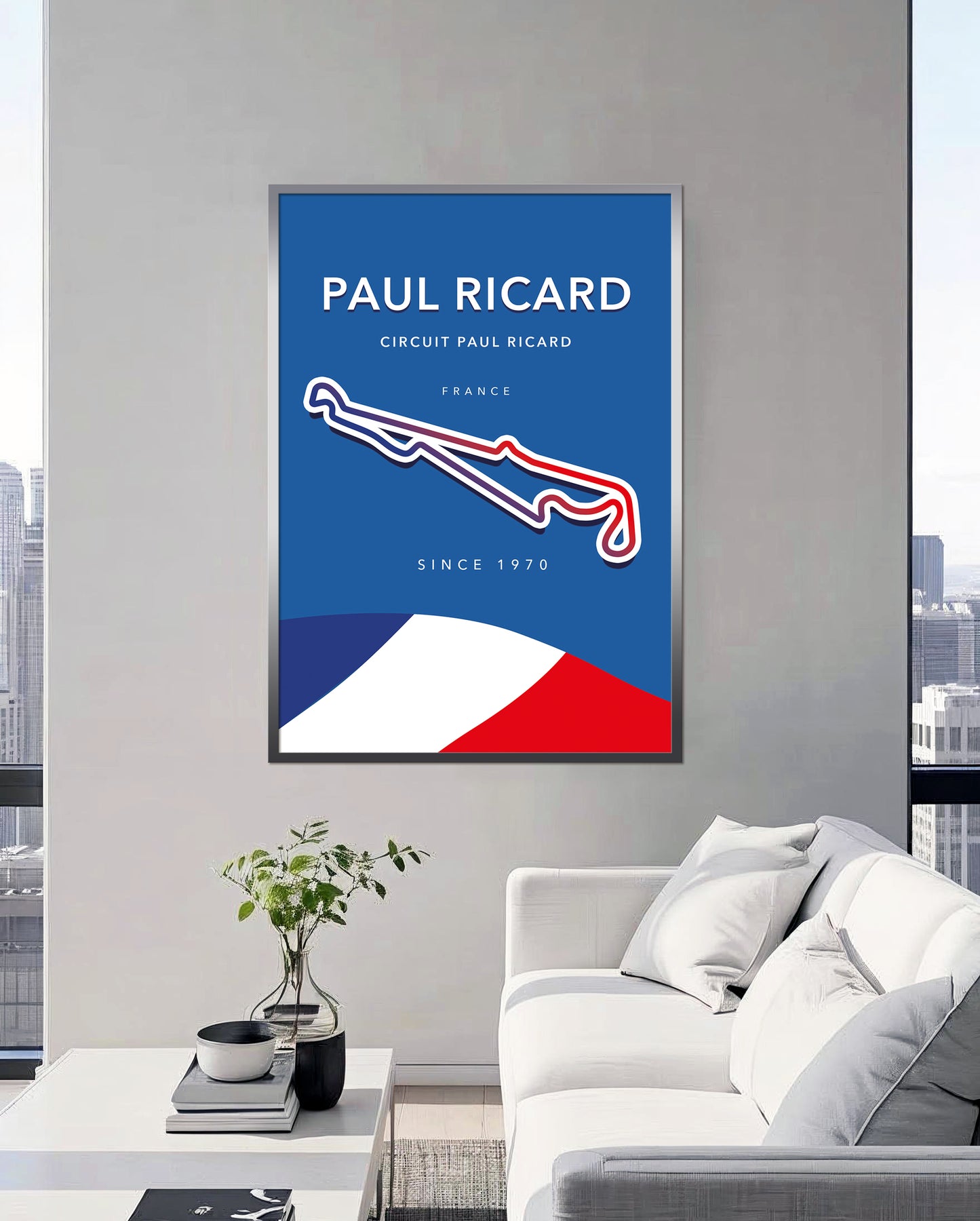 Paul Ricard Circuit Track Poster – France F1 Wall Art