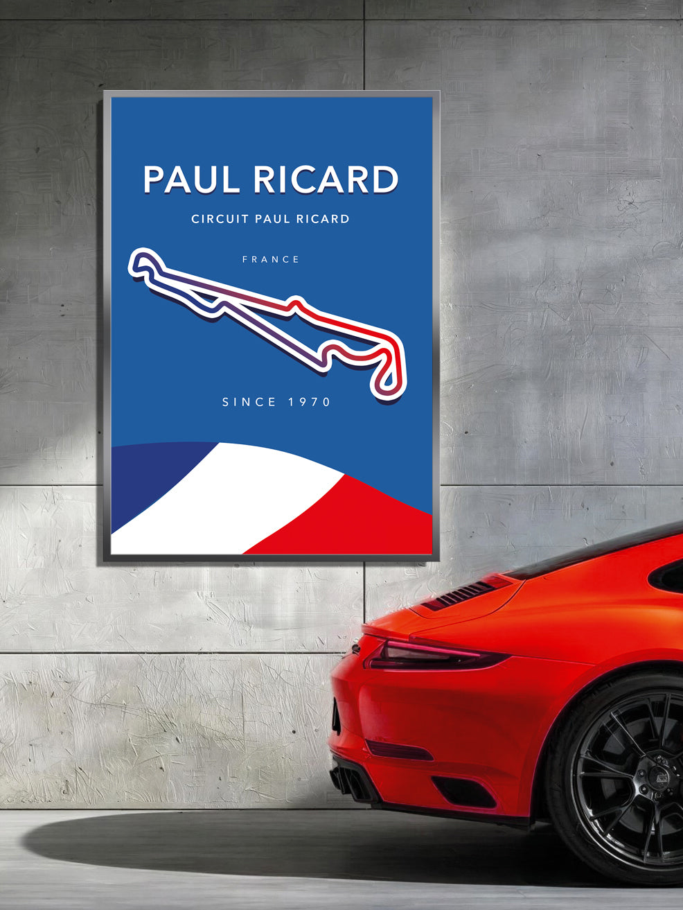 Paul Ricard Circuit Track Poster – France F1 Wall Art