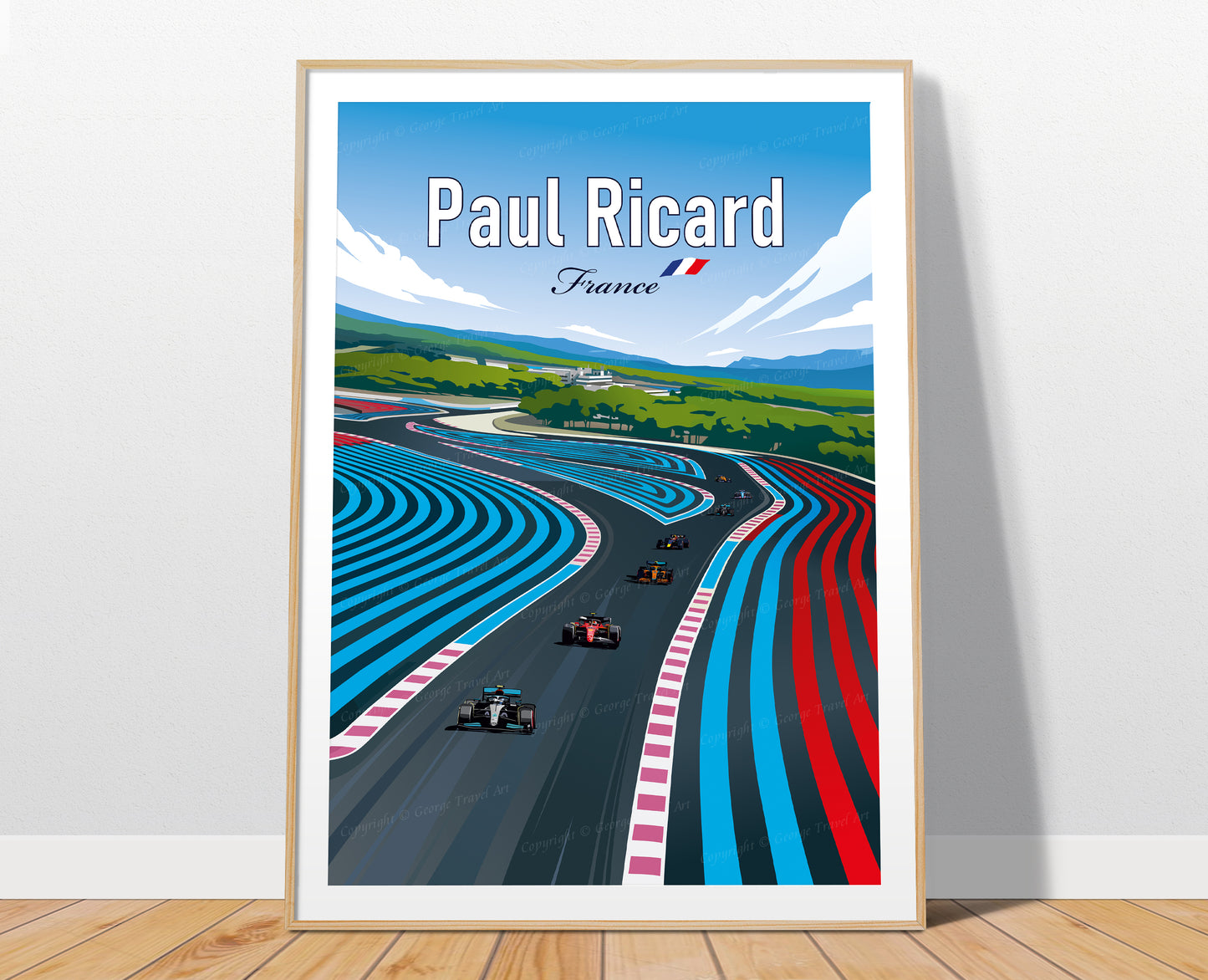 Paul Ricard F1 print poster – Formula 1 racing wall art gift