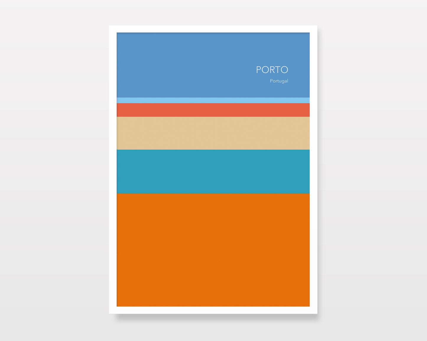 PORTO - Minimalist Travel Print Poster
