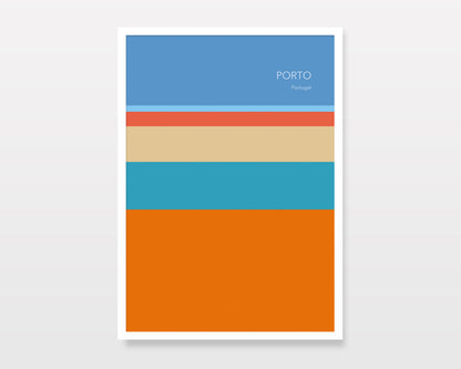 PORTO - Minimalist Travel Print Poster
