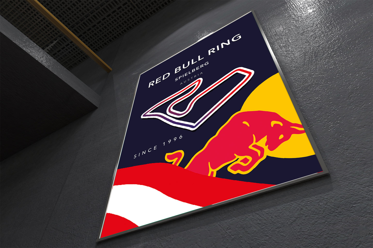Red Bull Ring Track Poster – Spielberg F1 Circuit Wall Art